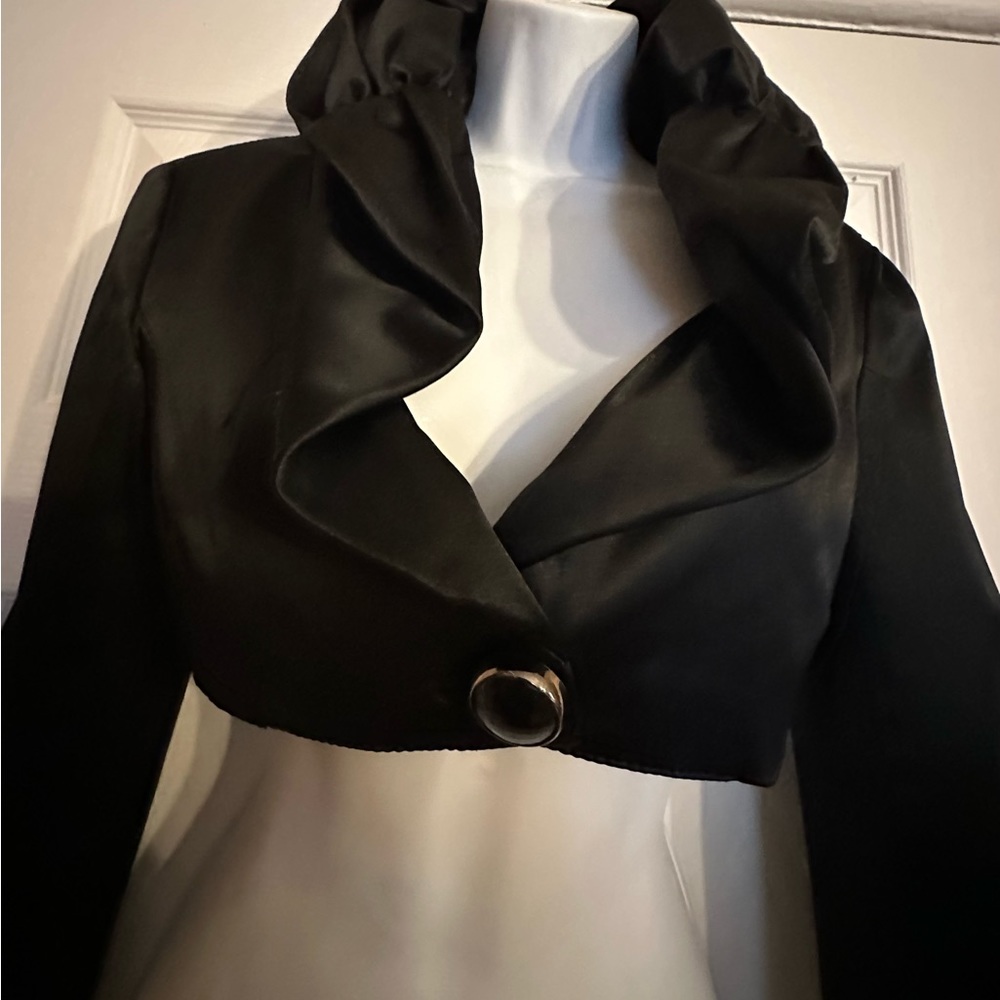 beautiful satin jacket size S